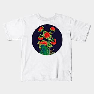 Minhwa: Peonies E Type Kids T-Shirt